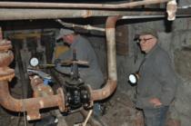 Снятие счётчиков на поверку.